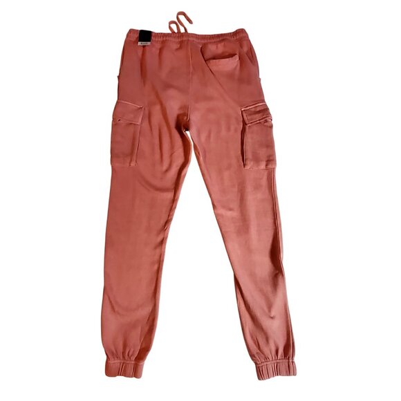 No Boundaries Womens Fleece-Lined Cargo Jogger Pants Size Large 36-38 Pink - Picture 2 of 12
